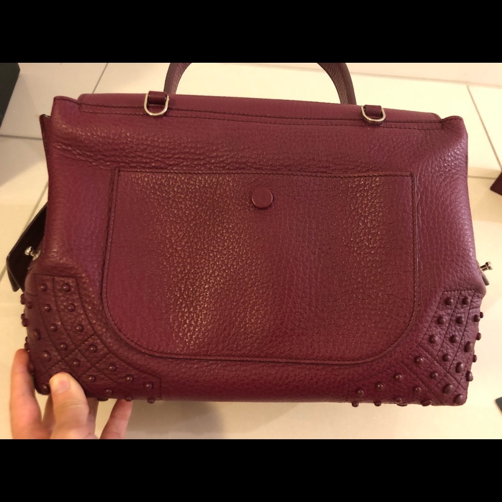 Tod's wave bag medium size in Burgandy - Picture 2 of 13